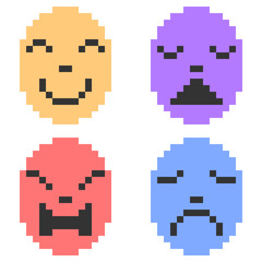 pixel art emotion