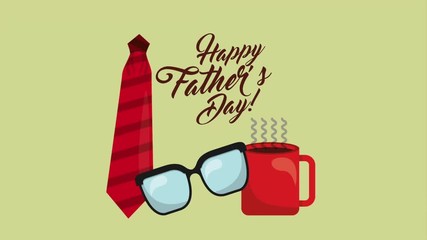happy fathers day design