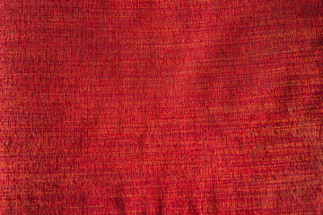 Bright red canvas background.