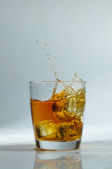 whiskey with ice