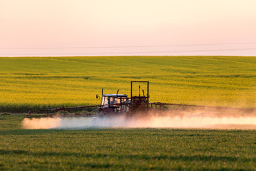 Fototapeta premium Spraying machine