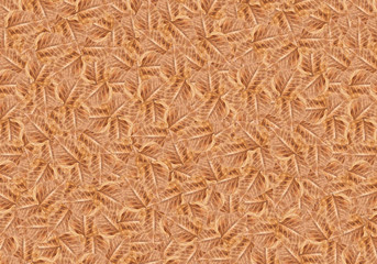 Pattern leaf heart shape