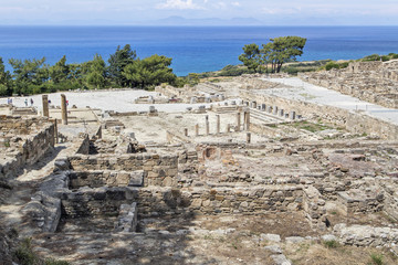 Участок акрополя античного Камира. Родос. Греция