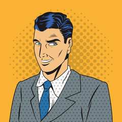 People design. Pop art icon. Retro and Colorfull illustration