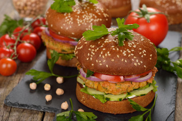 Vegetarian burger
