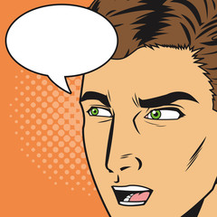 People design. Pop art icon. Retro and Colorfull illustration