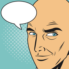 People design. Pop art icon. Retro and Colorfull illustration