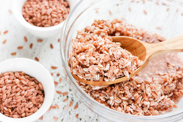 Red grain rice varieties devzira (matta)