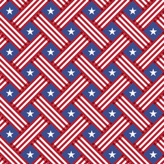 USA Independence day seamless pattern