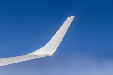 detail of aircraft wing