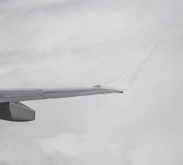 detail of aircraft wing