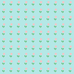 Cute flowers pattern. Floral background