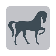 Horse icon vector