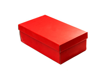 red box isolated