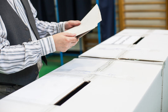 Voting hand detail