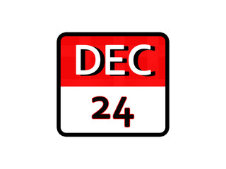 Calendar Icon - DEC 24