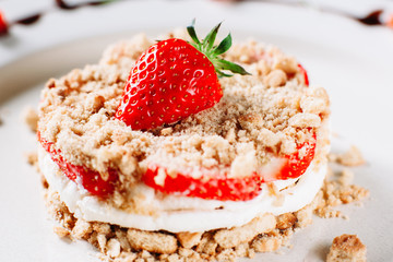 Food Dessert Sweet Strawberry Fresh Cake Delicious Summer Concept