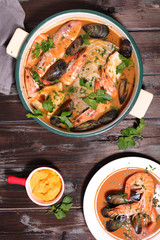 bouillabaisse, french gastronomy