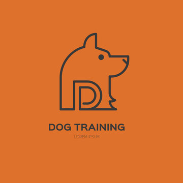 Logo with a dog