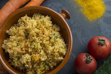 Cuscus with vegetables