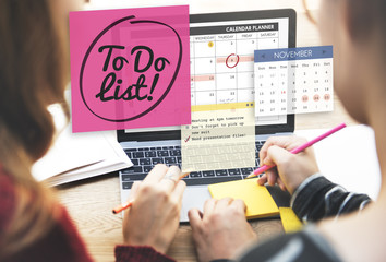 To Do List Schedule Calender Planner Organization Concept