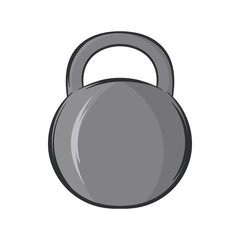 Weight icon, cartoon style