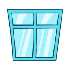 Window icon, cartoon style