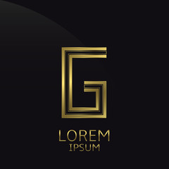 Golden G Letter