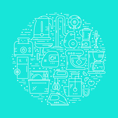 House appliances concept