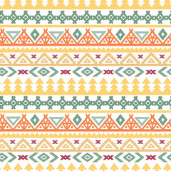 Tribal art ethnic boho seamless pattern 