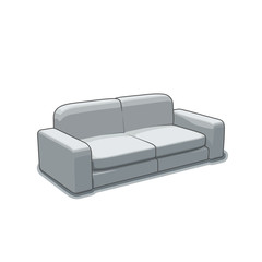 Sofa or couch vector illustration