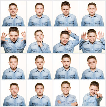 Multiple image facial expressions