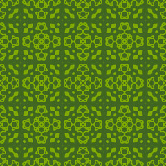 Seamless Floral Ethnic Pattern