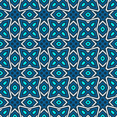 Seamless Floral Ethnic Pattern