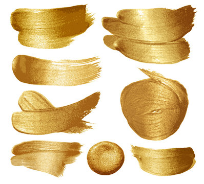 Gold paint set