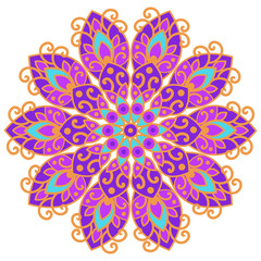 Mandala ethnic tribal ornament.