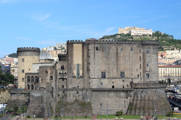 Fototapeta na wymiar Château Neuf de Naples, Italie