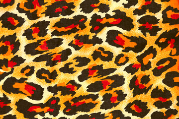 leopard image fur as background