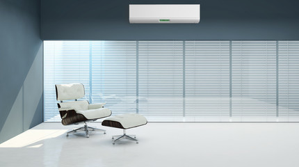 Soggiorno con condizionatore