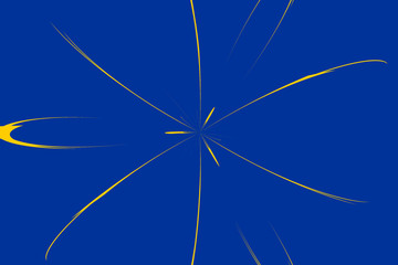 European original flag colors abstract design form