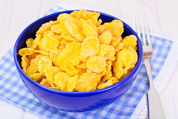 Cornflakes. Healthy Breakfast