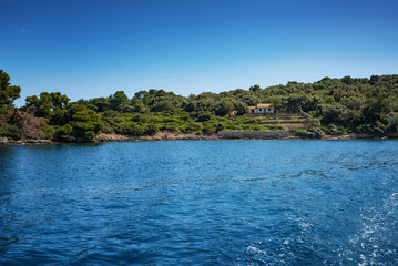 Fototapeta na wymiar Еarly summer on the island of Paxos, Ionian Sea, Greece