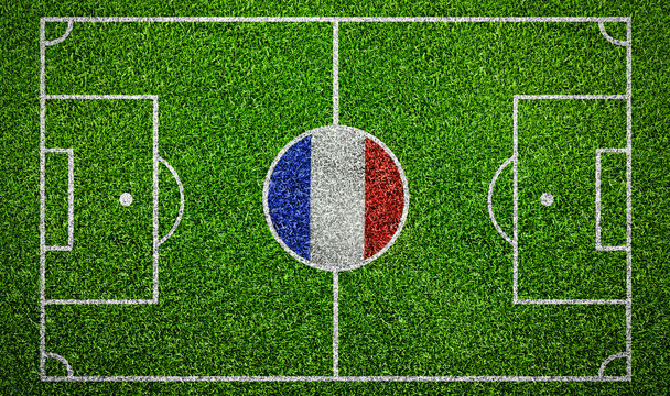 Fußball Spielfeld Frankreich