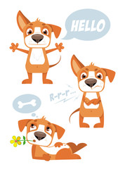 FUNNY VECTOR DOG