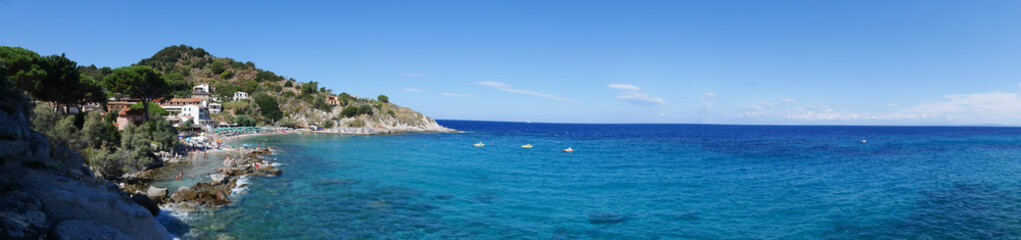Landscape of Elba Island Tuscany Italy
