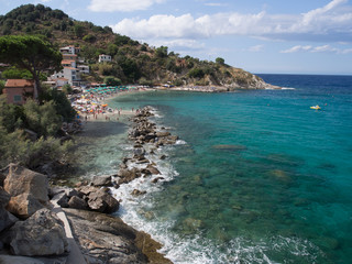 Landscape of Elba Island Tuscany Italy