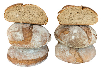 Fototapeta na wymiar bread isolated on white background
