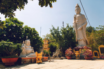 Garden of Buddhist sculptures