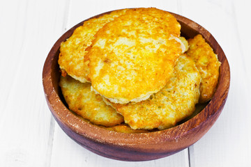 Fried Potato Pancakes. Belarusian and German Cuisine