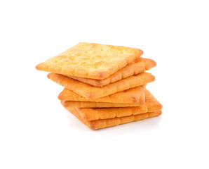 Cracker isolated on white